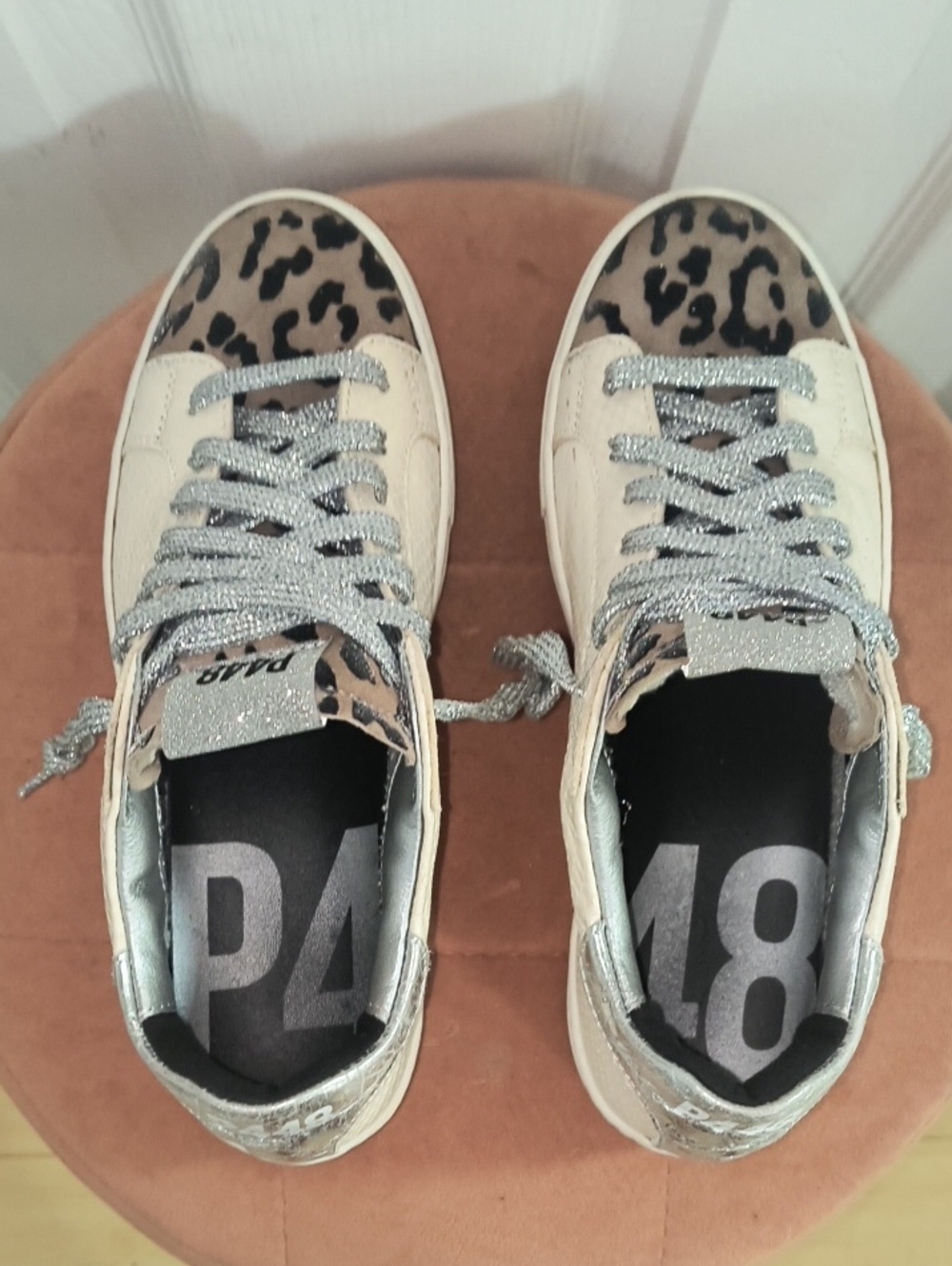P448 Thea Python Roccia Platform Sneakers Size 39 - Picture 5 of 8